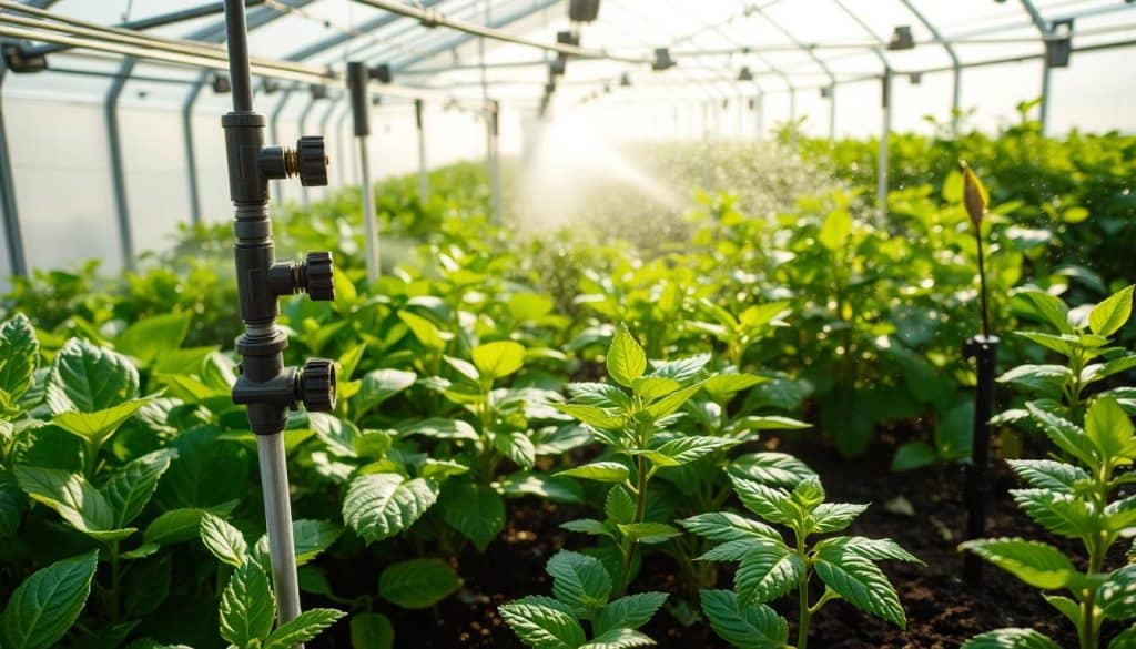 Greenhouse irrigation systems