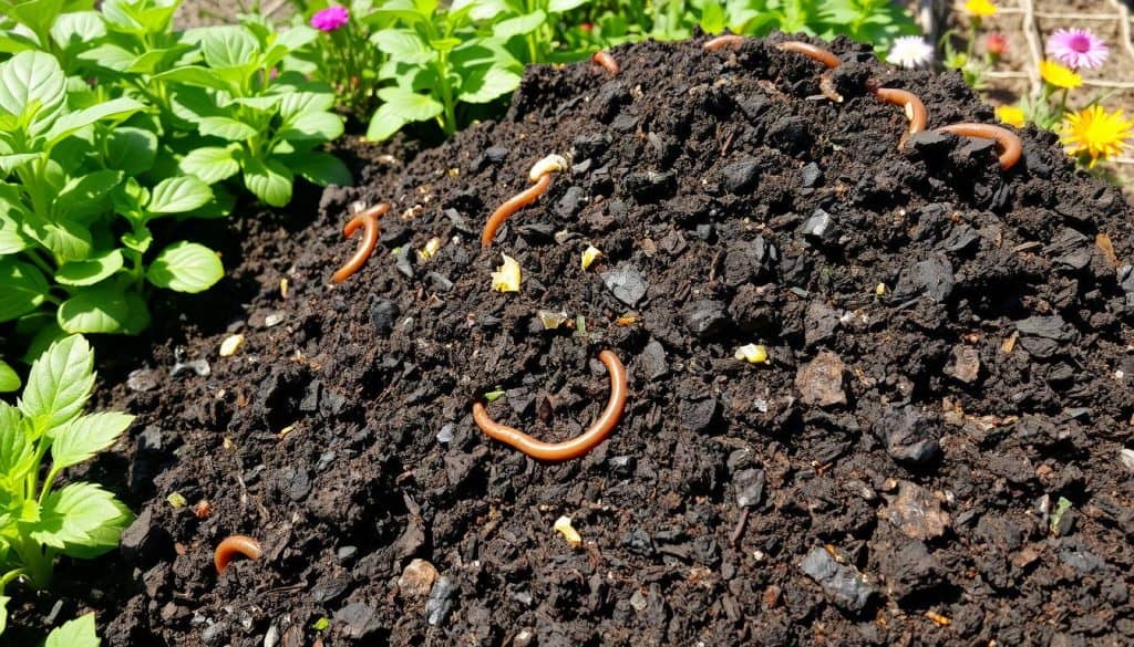 Nutrient-rich organic compost