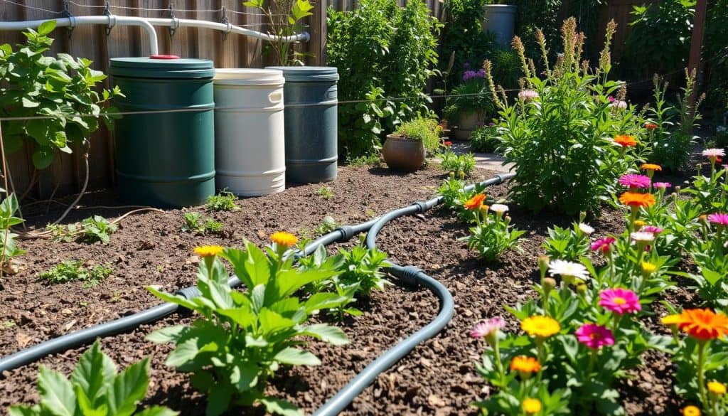 Water conservation techniques in organic gardening