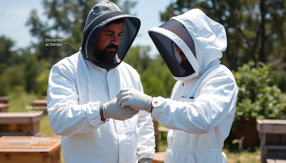 beekeeping suit selection criteria