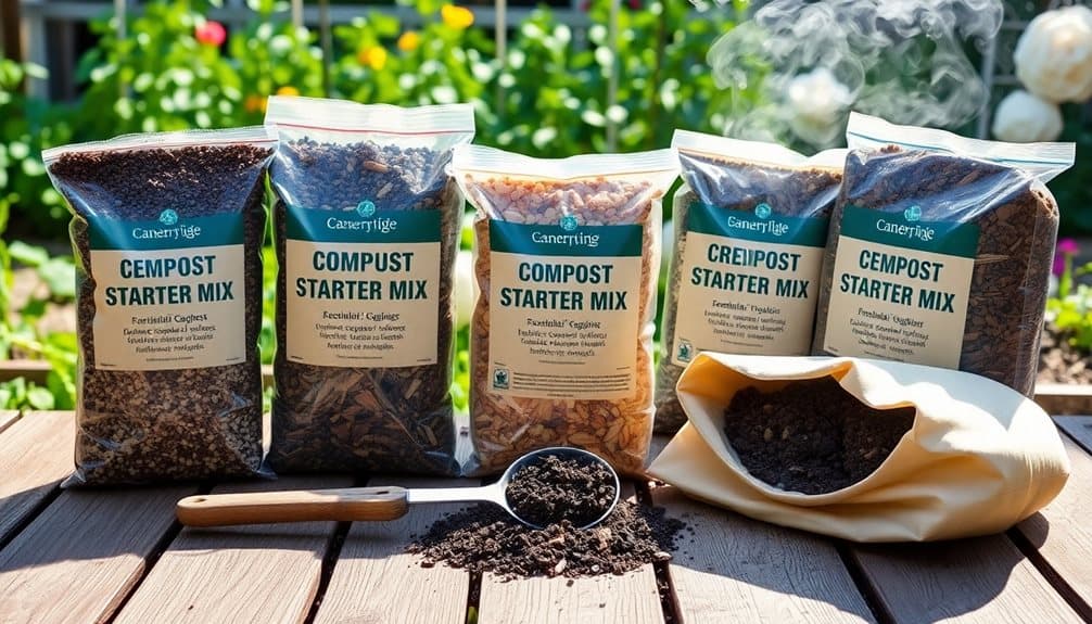 choosing compost starter mix