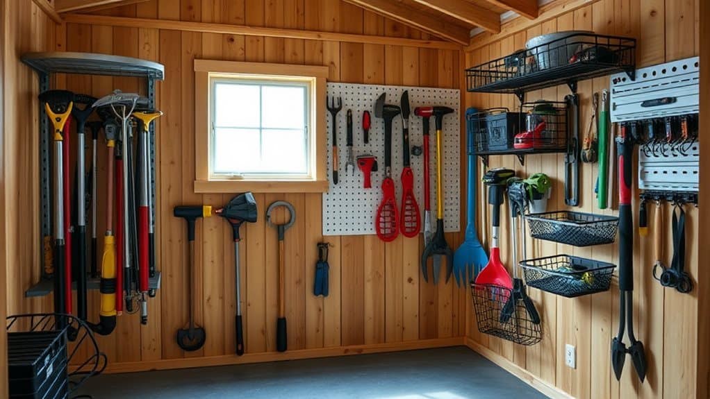 choosing garden tool storage