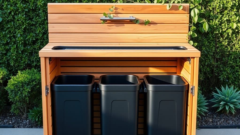 choosing outdoor trash enclosures