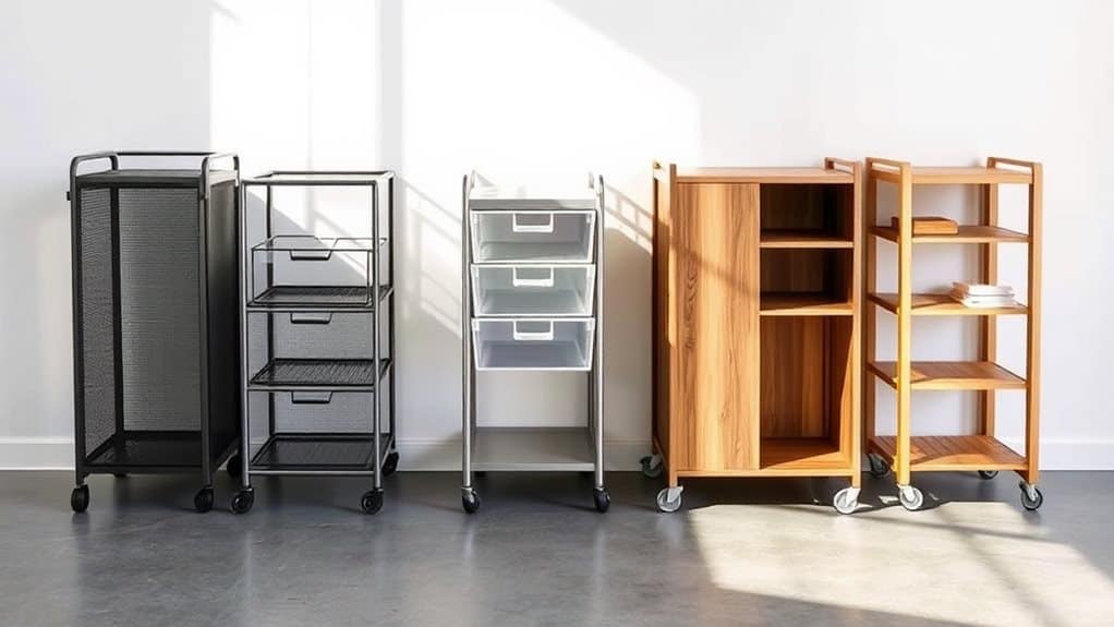 choosing portable storage carts