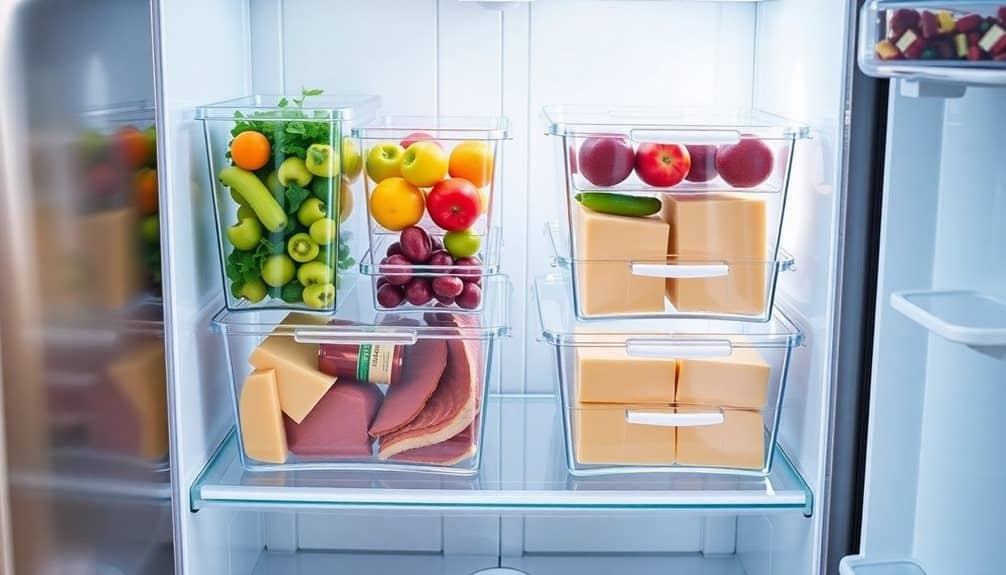 choosing refrigerator storage bins