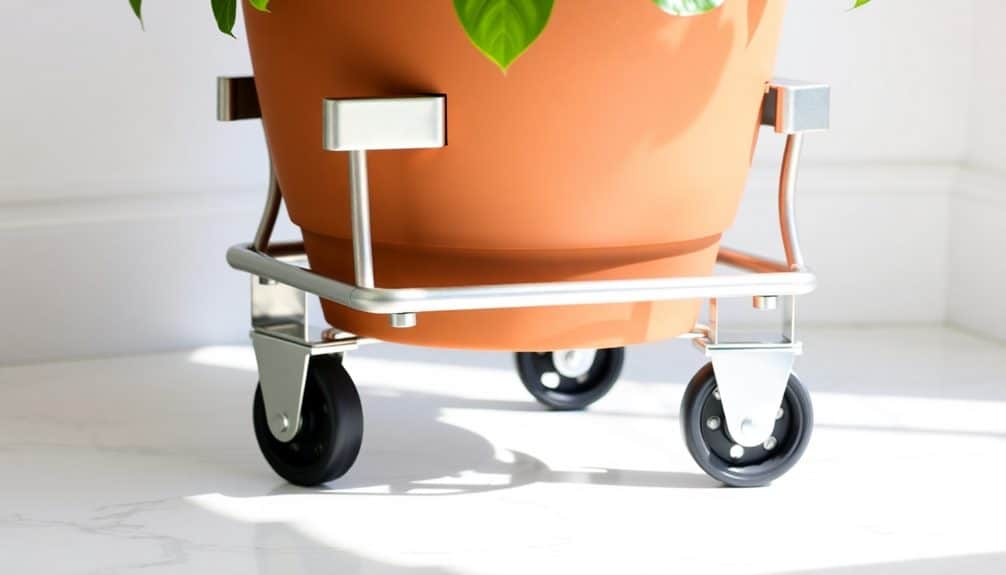 choosing rolling plant caddies