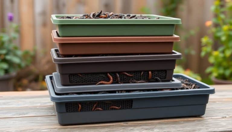 eco friendly worm composting trays