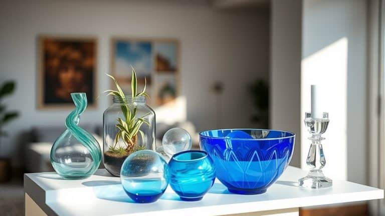 elevate home with glass decor