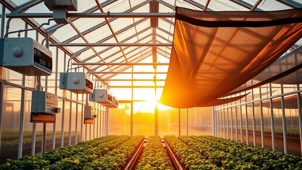 optimal greenhouse temperature management