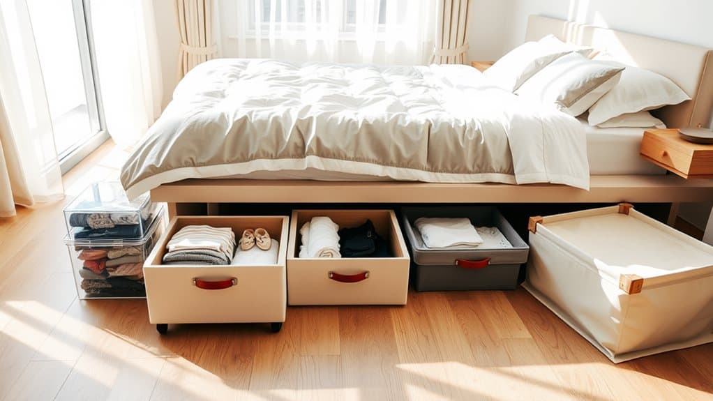 optimal under bed storage ideas