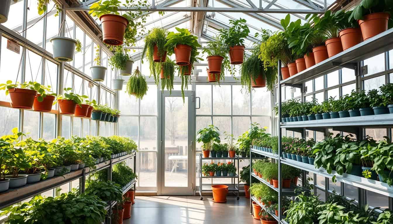 optimizing greenhouse space