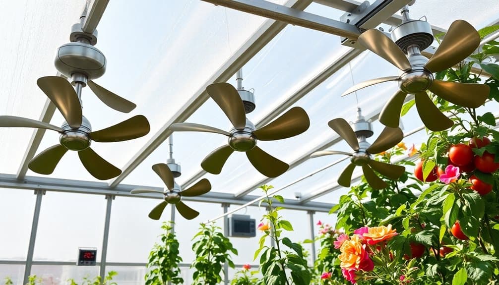 selecting greenhouse fan features