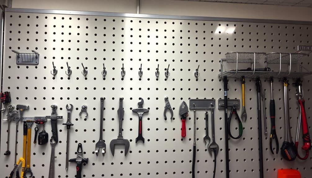 selecting pegboards and hooks