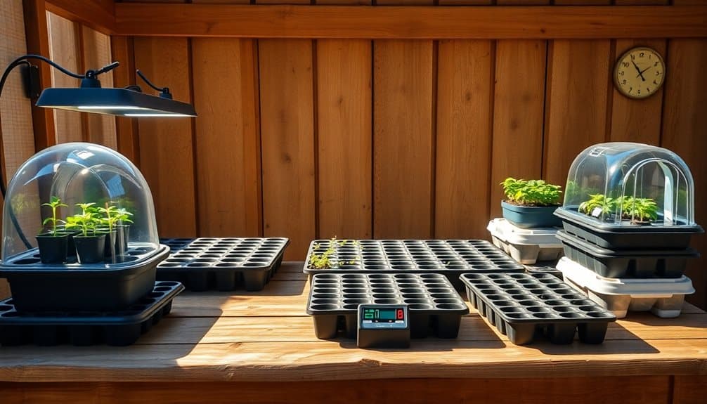 selecting seed starting supplies