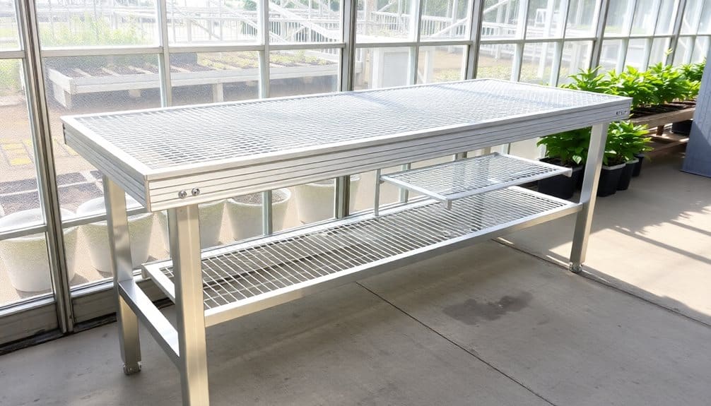 selecting the right greenhouse bench