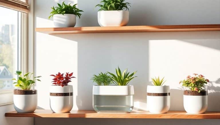 self watering pots for plants