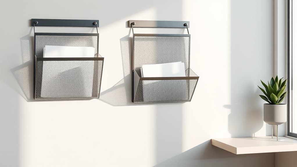 space saving wall file organizers