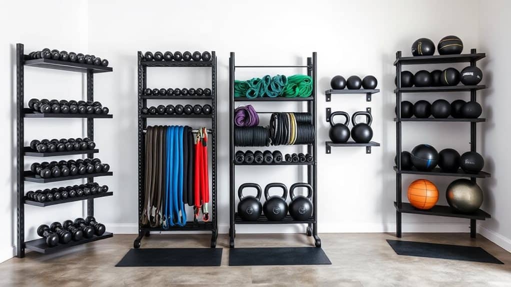 sports equipment storage selection