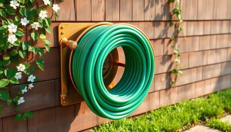 tidy yard hose storage