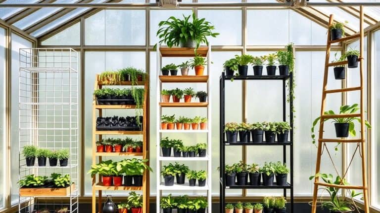 top greenhouse shelving units