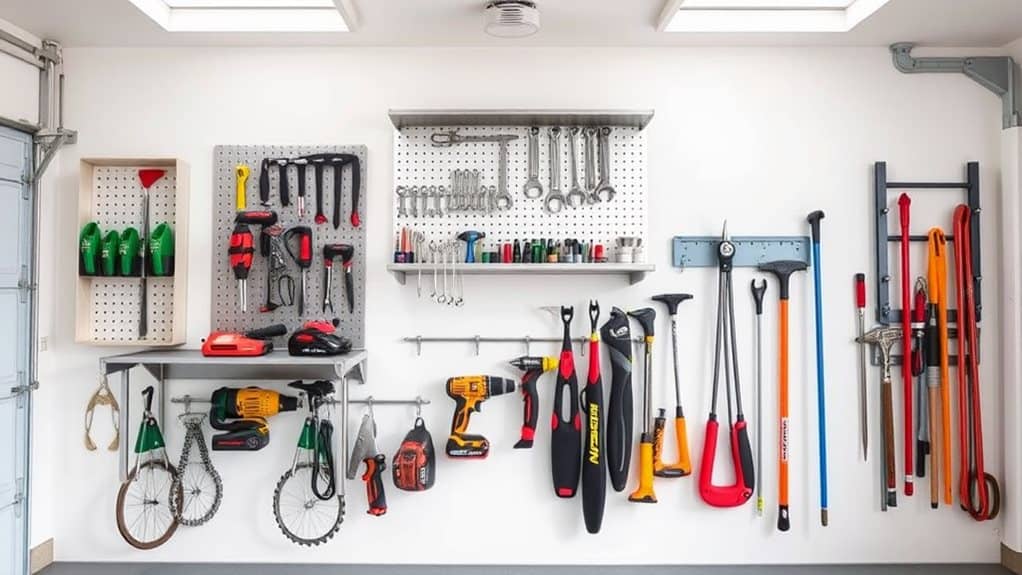 top wall mounted tool racks