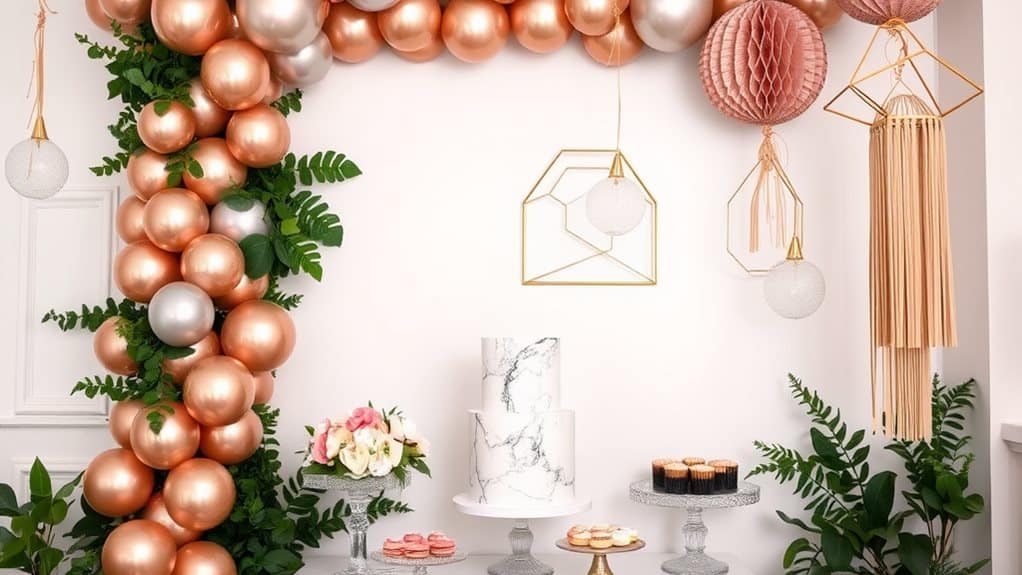 vibrant birthday party decor