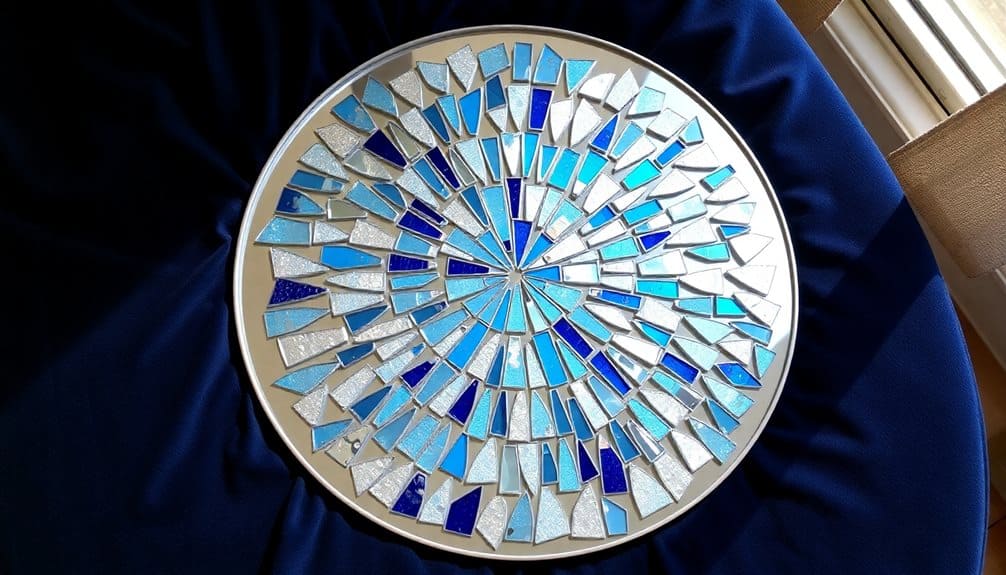 artistic reflective glass creation