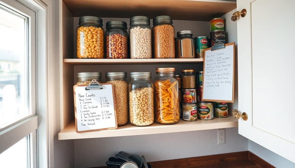 assess your pantry supplies