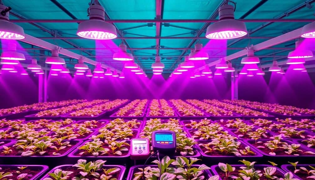 assessing illumination area efficiency