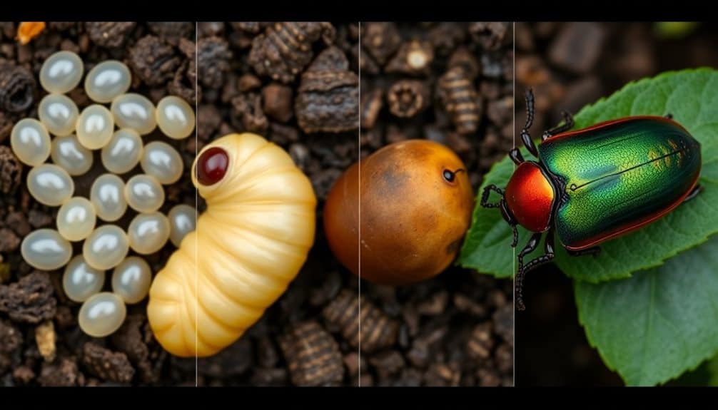 beetle life cycle stages