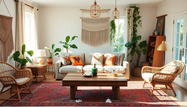 boho living room guide