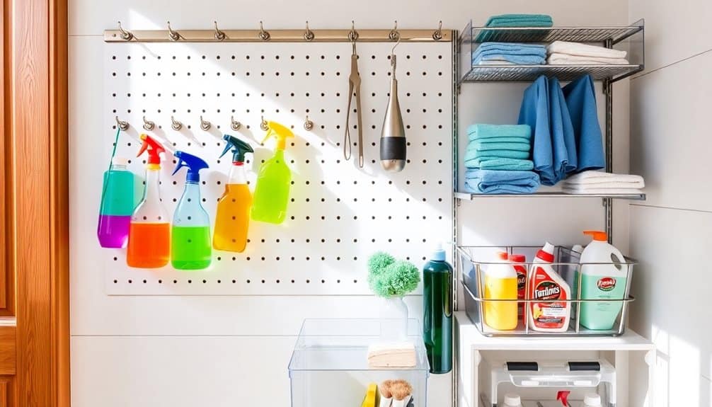 cleaning supplies command centers