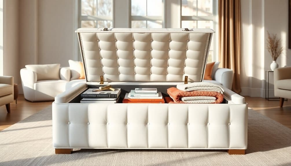 clever concealed storage options
