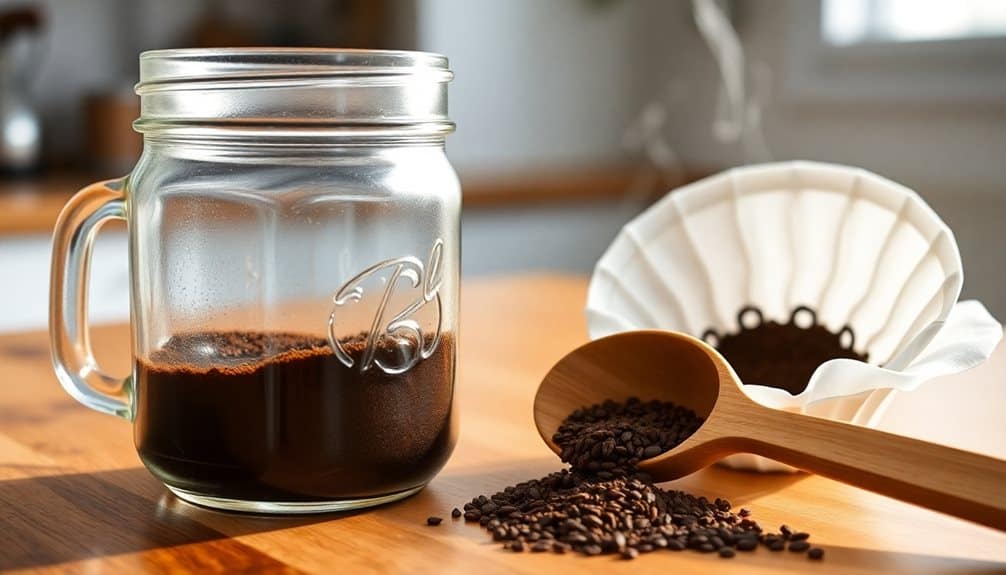 coffee grounds collection tips