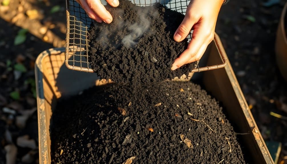 collect your mature compost