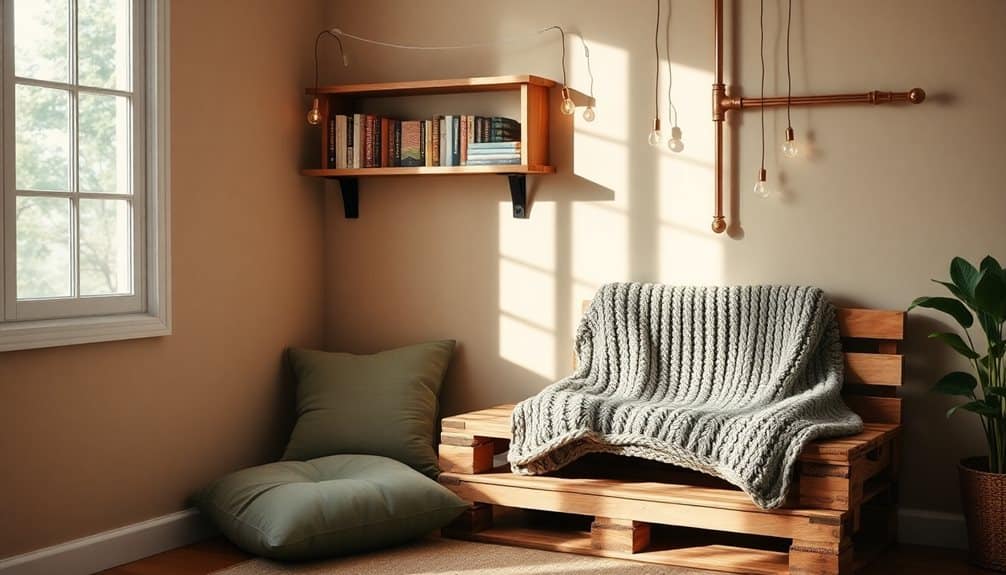 comfortable book corner