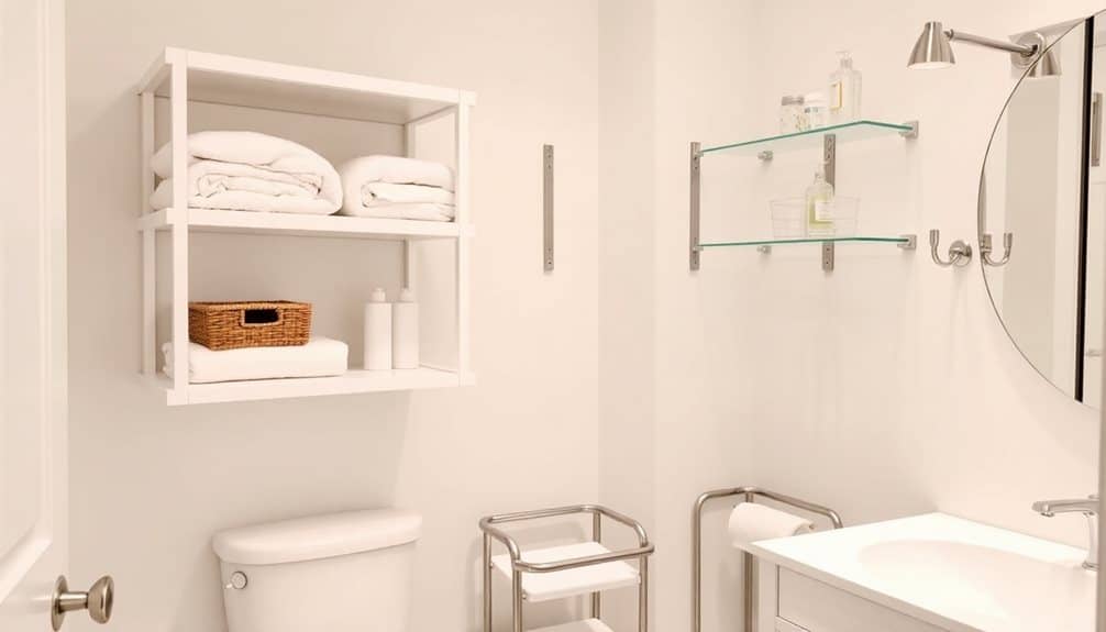 compact bathroom organization solutions