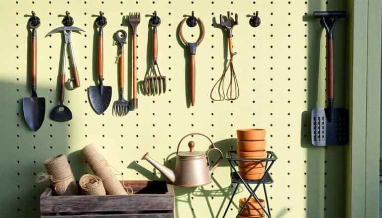compact gardening tool organization