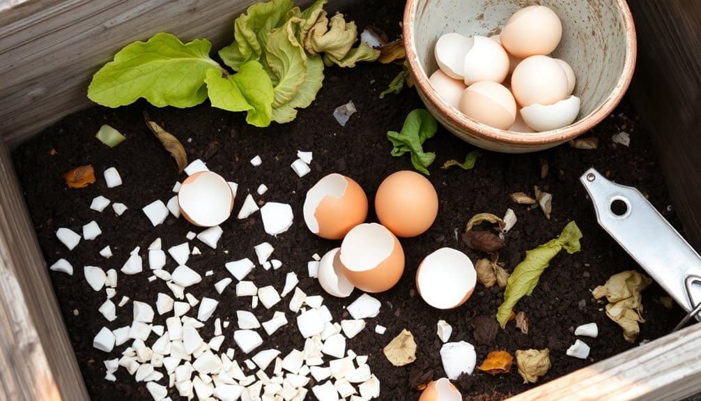 composting eggshells made easy