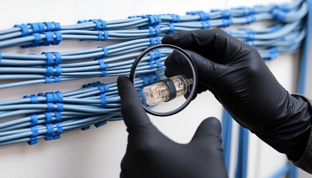 conduct frequent cable checks