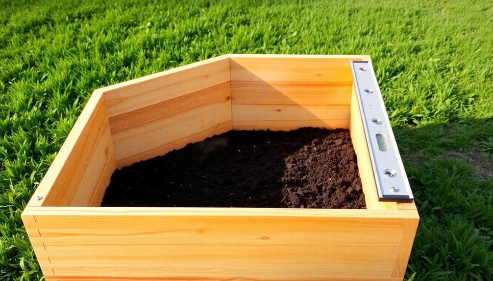 construct easy garden boxes