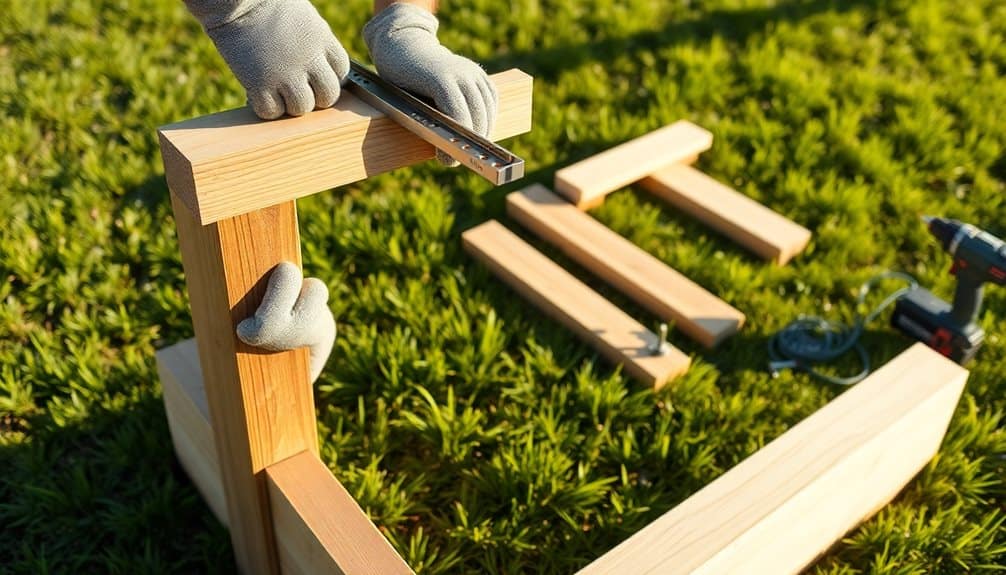 constructing elevated garden beds