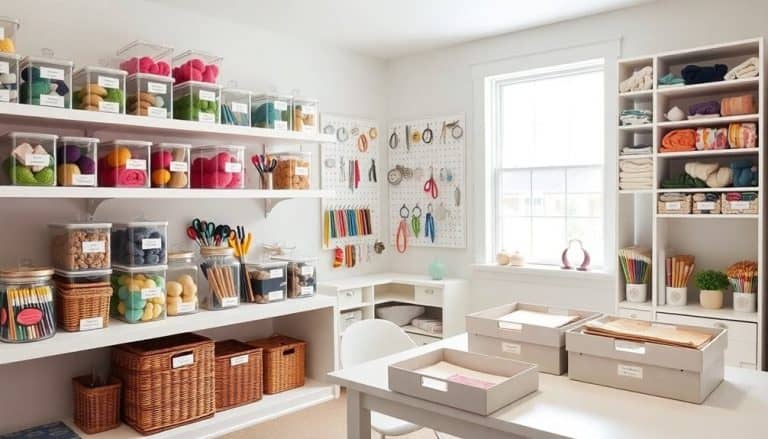 craft room organization tips