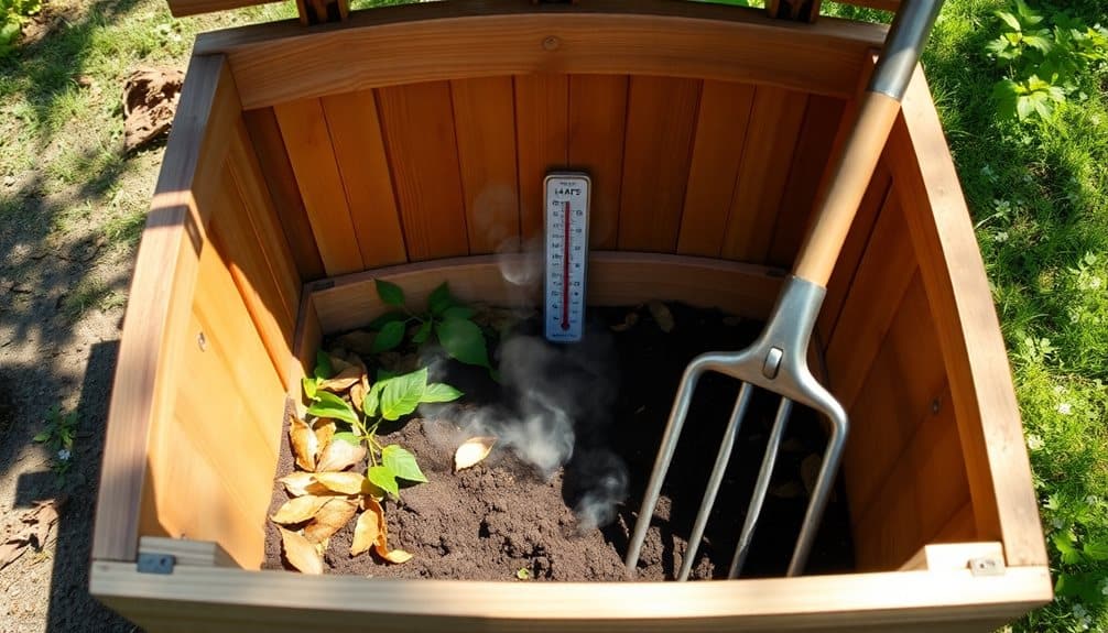 create a compost container
