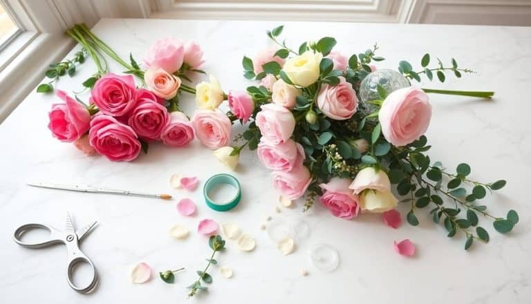 create beautiful flower arrangements
