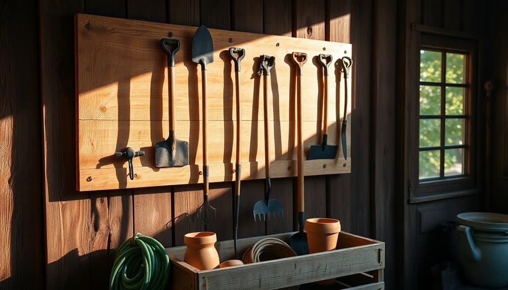 create garden tool organizer