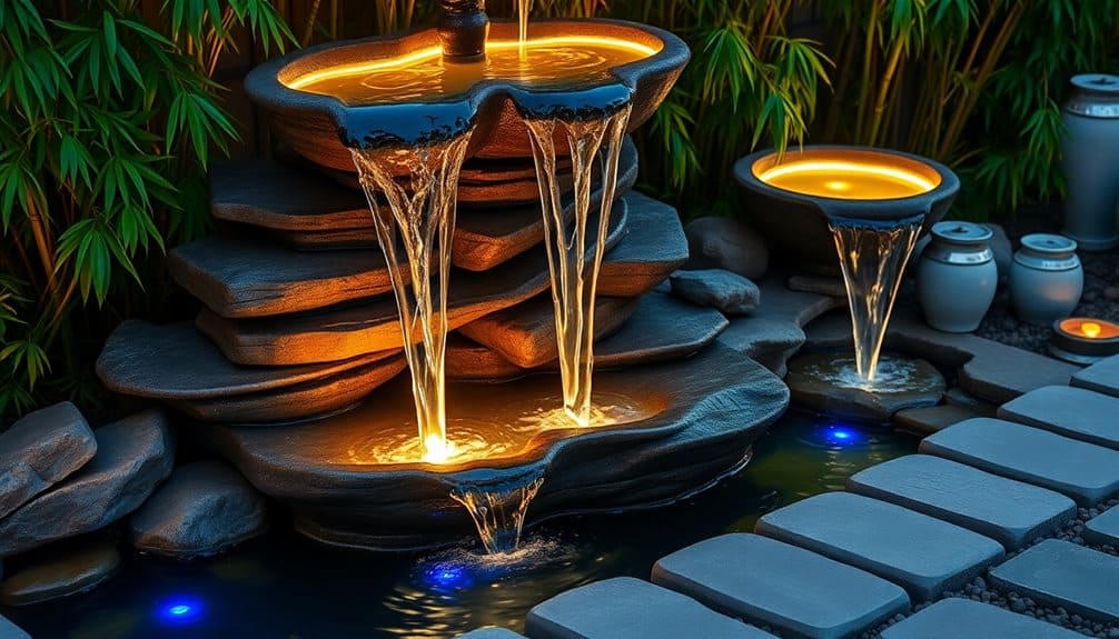 creative lighting for water