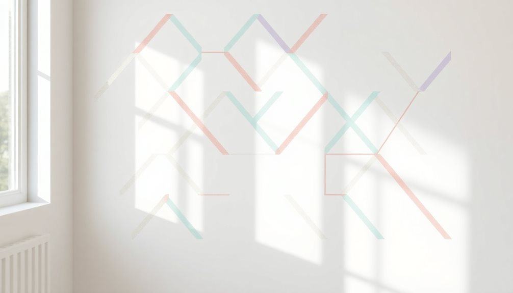 creative tape wall art