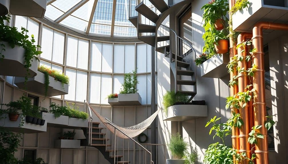 creative vertical plant installation