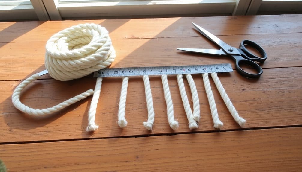 cutting rope to length